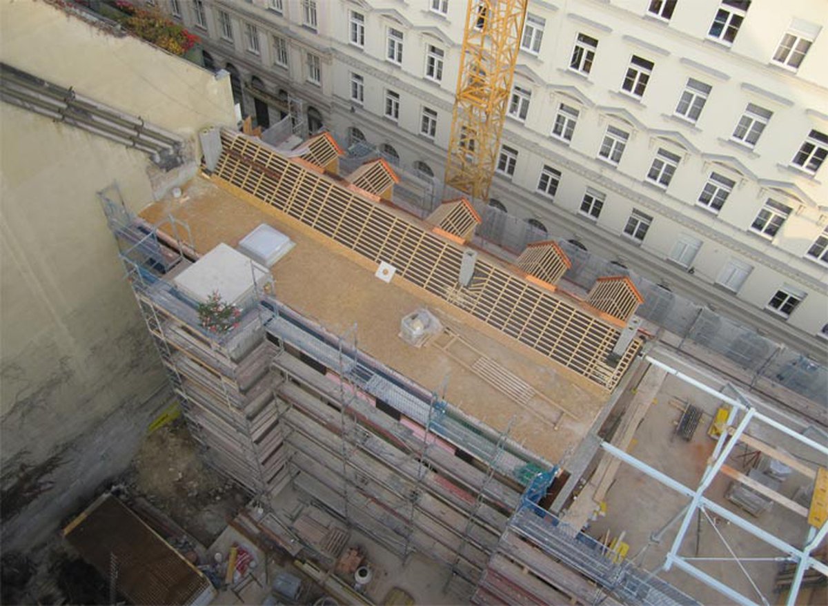 Gleichenfeier Wohnbau Florianigasse (8.Bezirk, Wien)