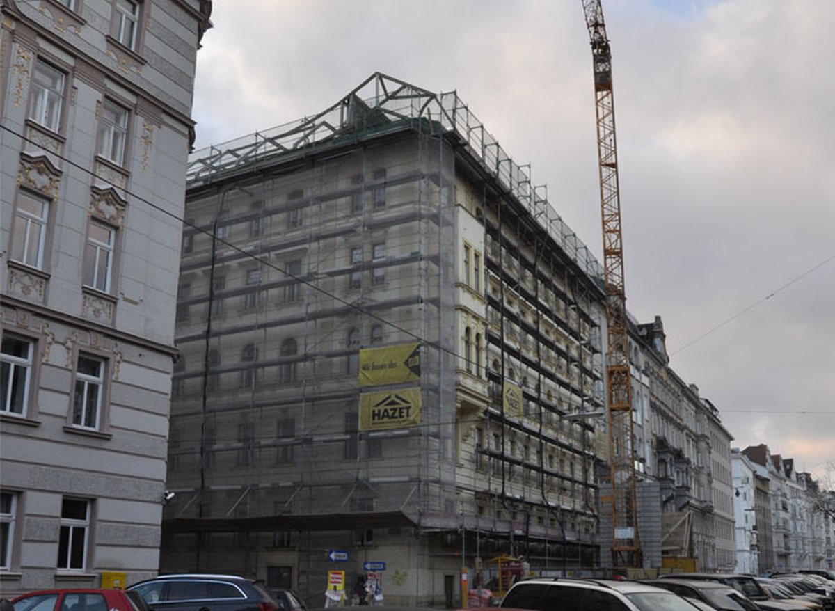 Topping-out ceremony Böcklinstraße