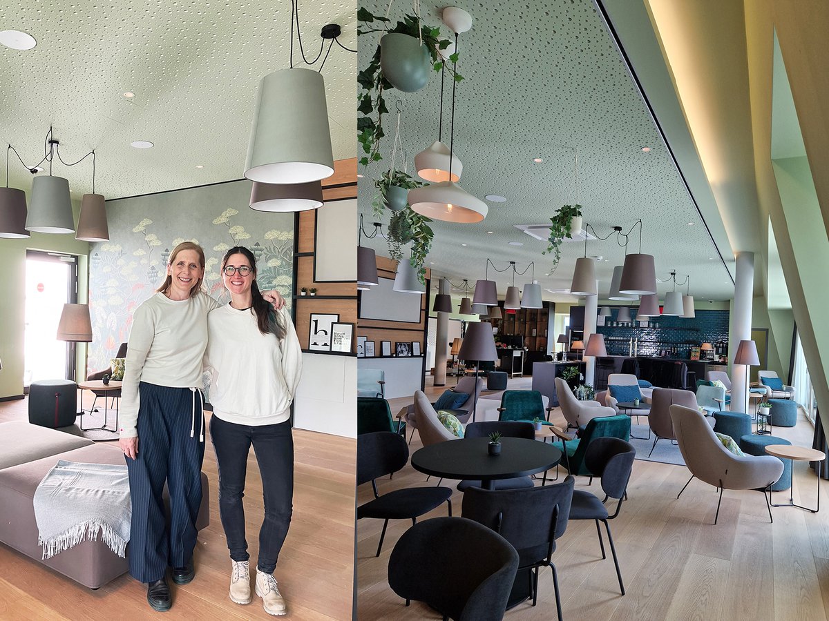 With a view of the Dolomites ...