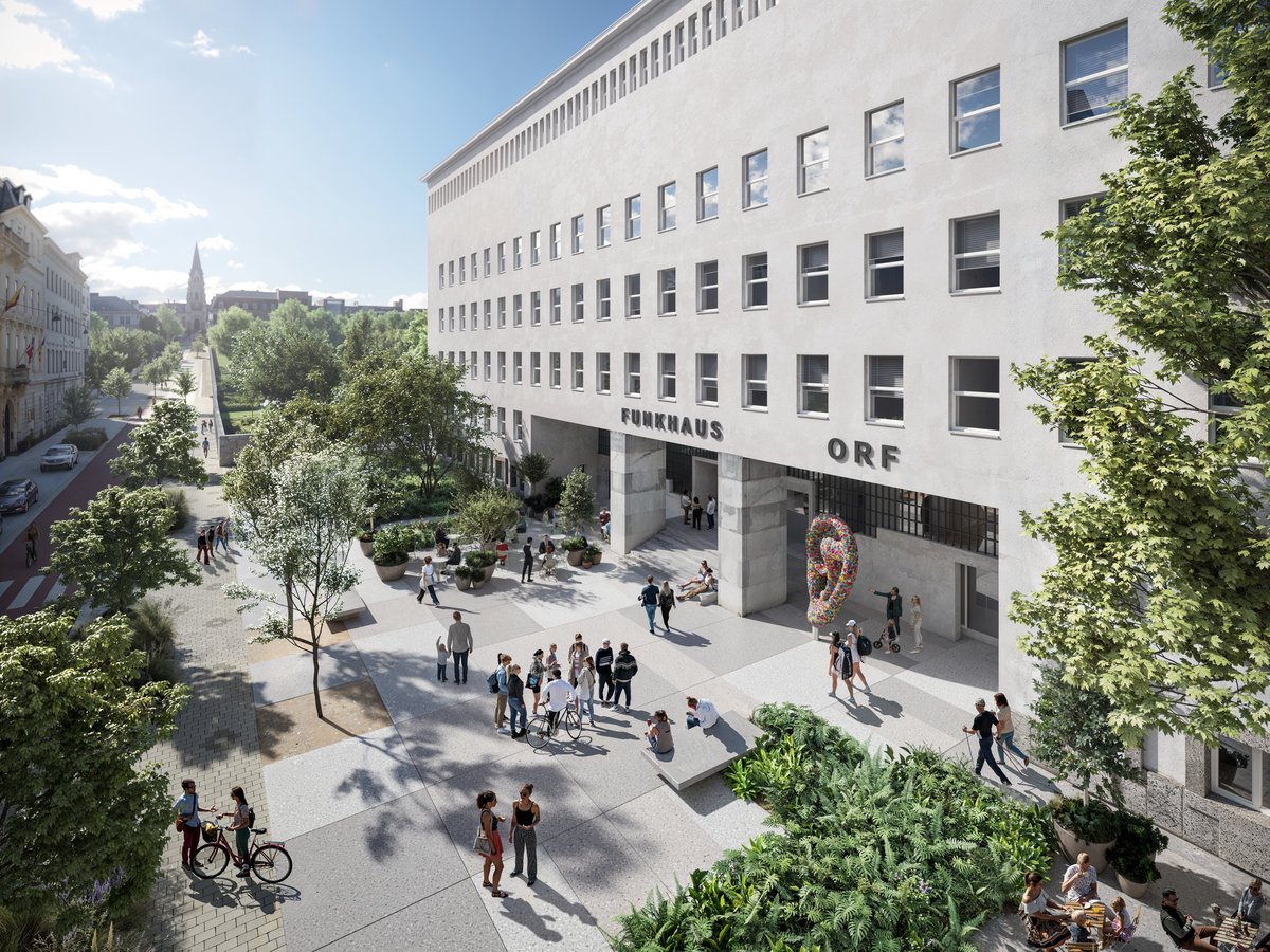 Bauvisite im Funkhaus