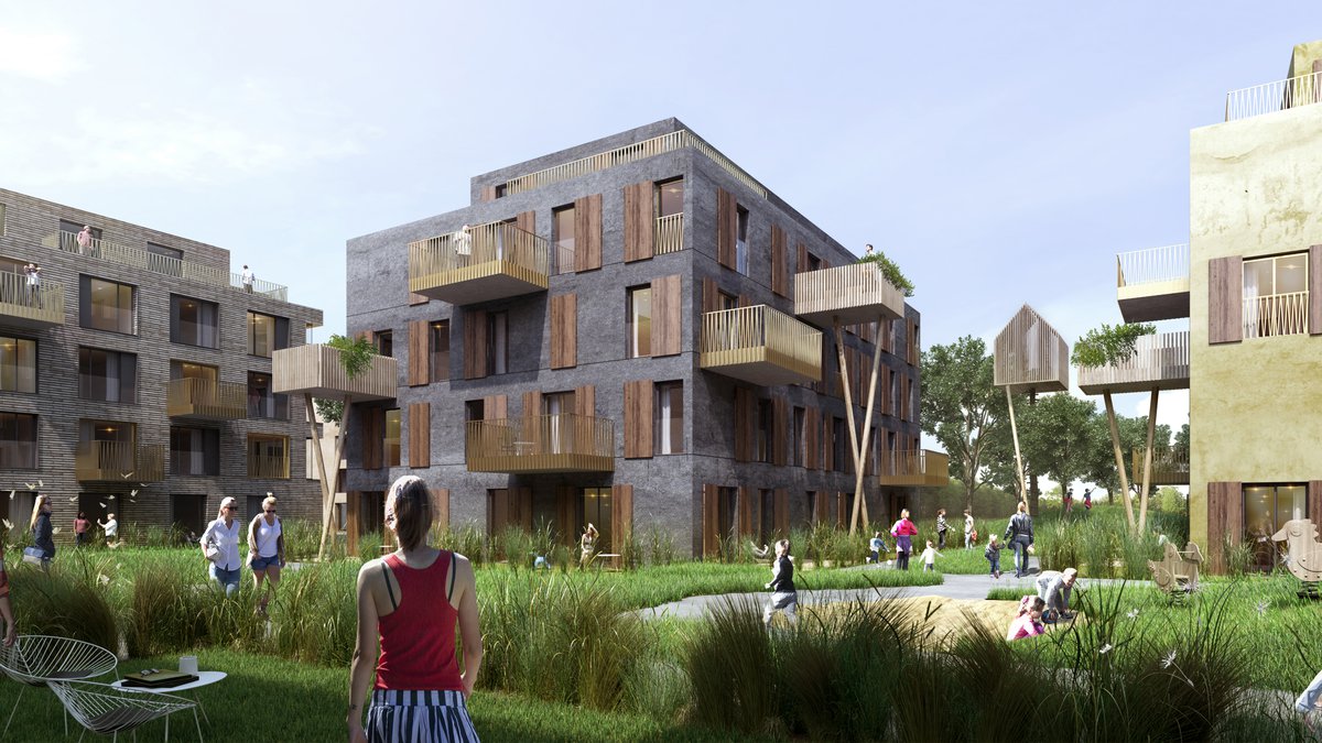 Werkstattverfahren Hagedornplatz / Reicker Straße 51 / Wettbewerb 1. Platz