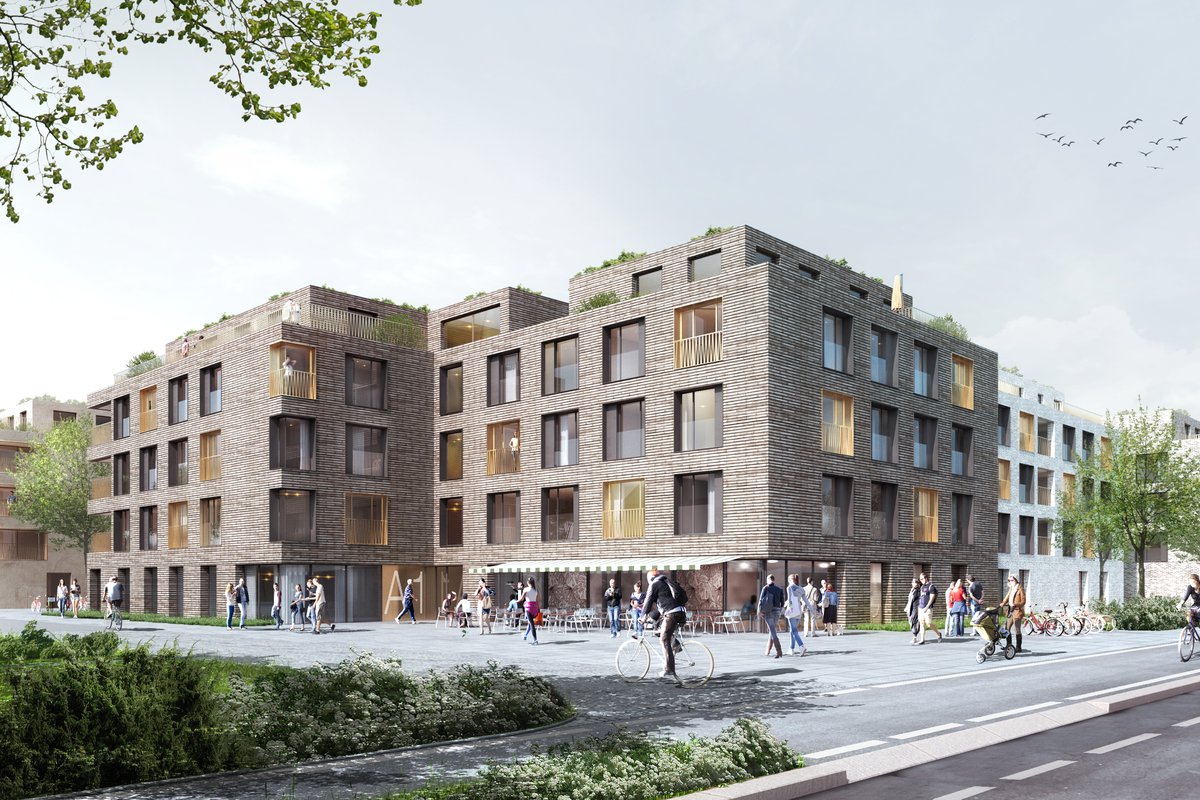 Werkstattverfahren Hagedornplatz / Reicker Straße 51 / Wettbewerb 1. Platz