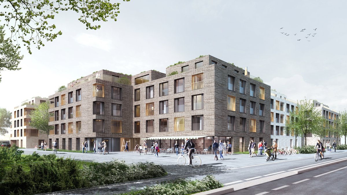 Werkstattverfahren Hagedornplatz / Reicker Straße 51 / Wettbewerb 1. Platz