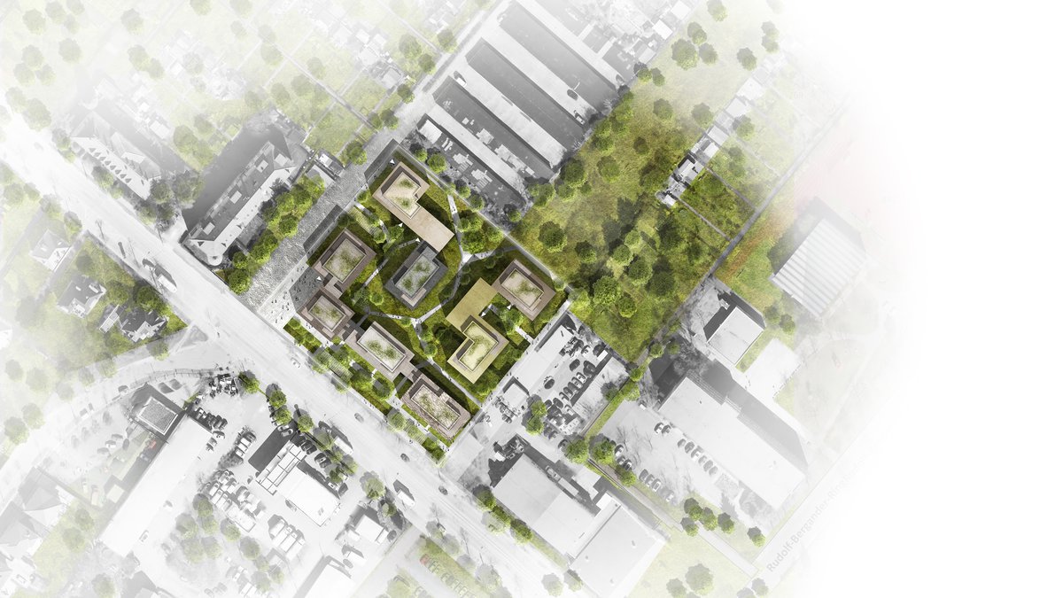 Werkstattverfahren Hagedornplatz / Reicker Straße 51 / Wettbewerb 1. Platz