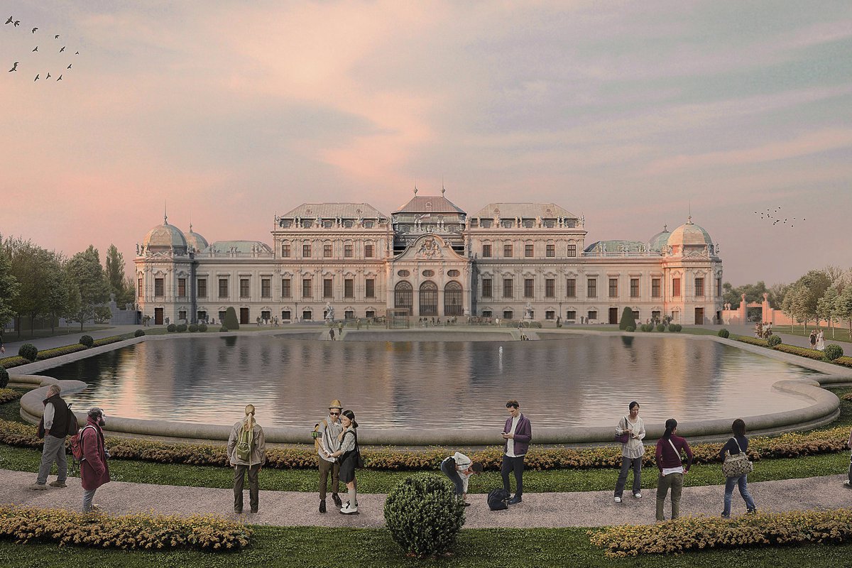 Unterirdisches Visitor Center Oberes Belvedere