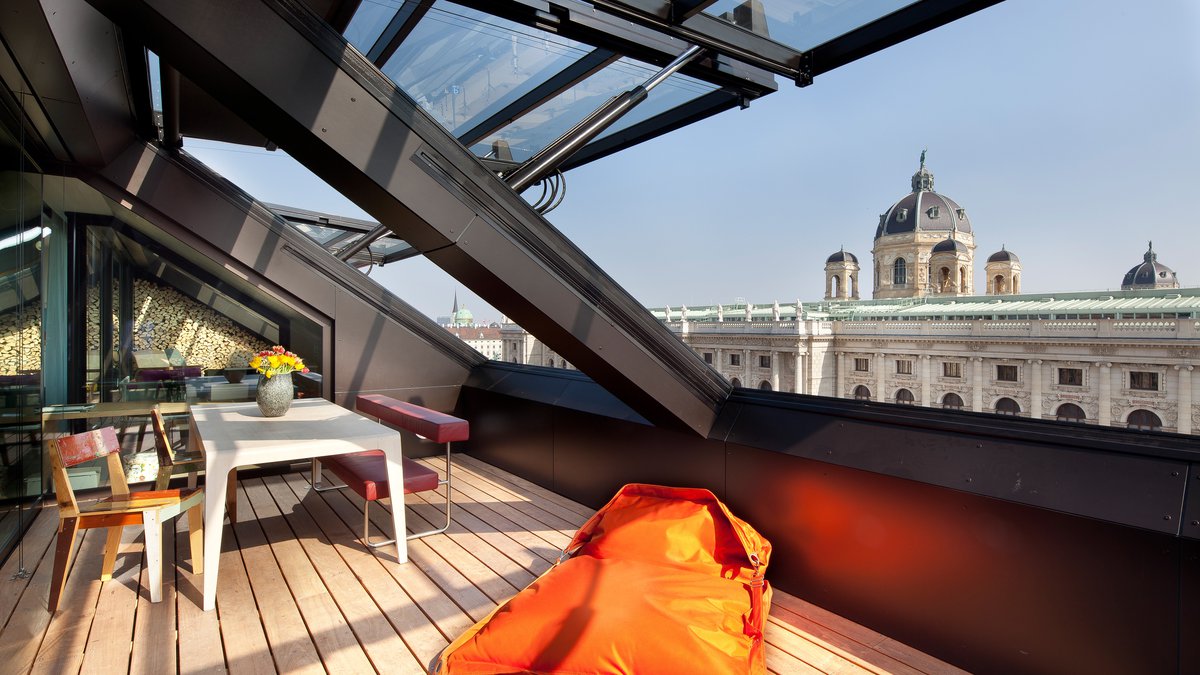 Roof construction Bellariastraße, Vienna