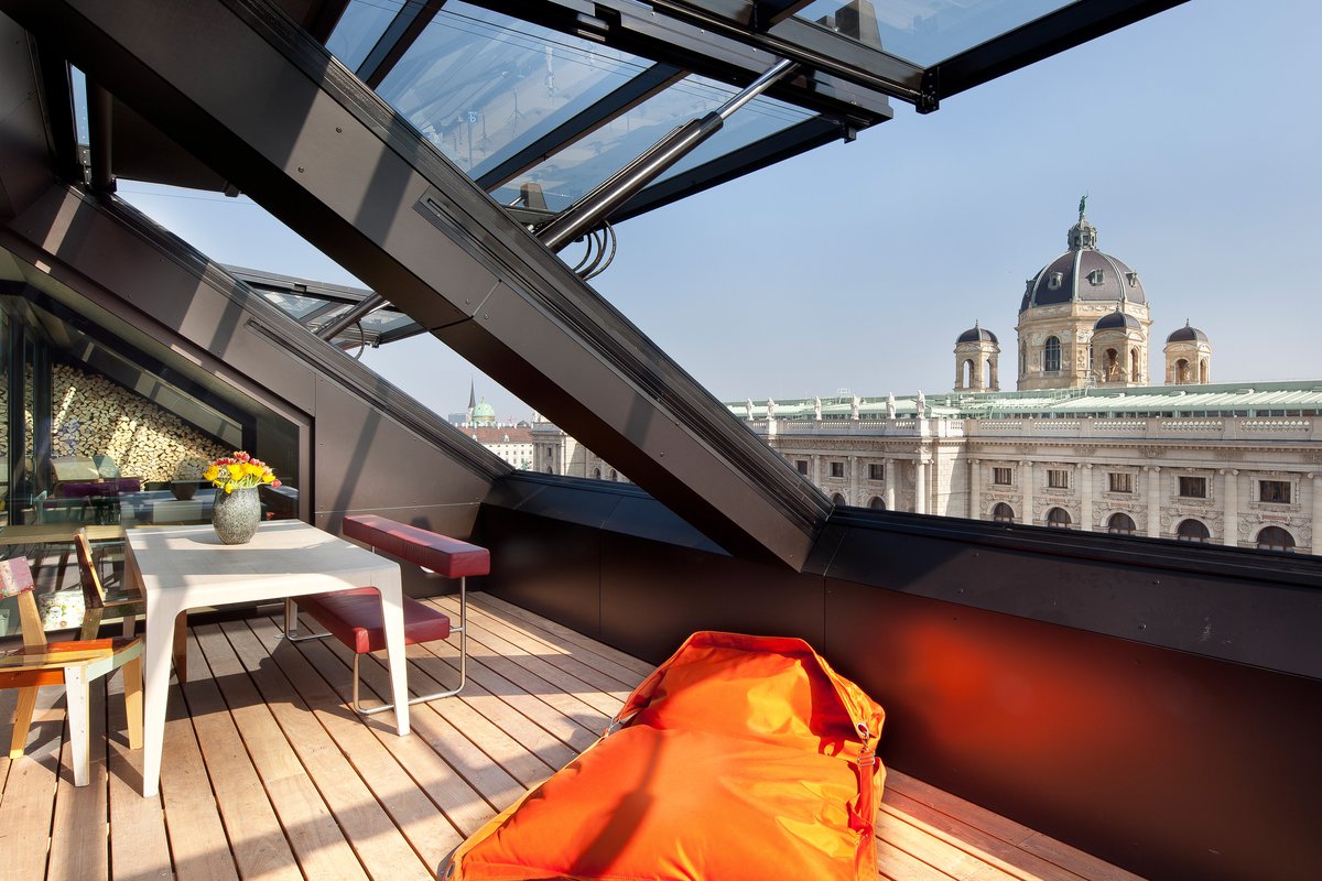 Roof construction Bellariastraße, Vienna