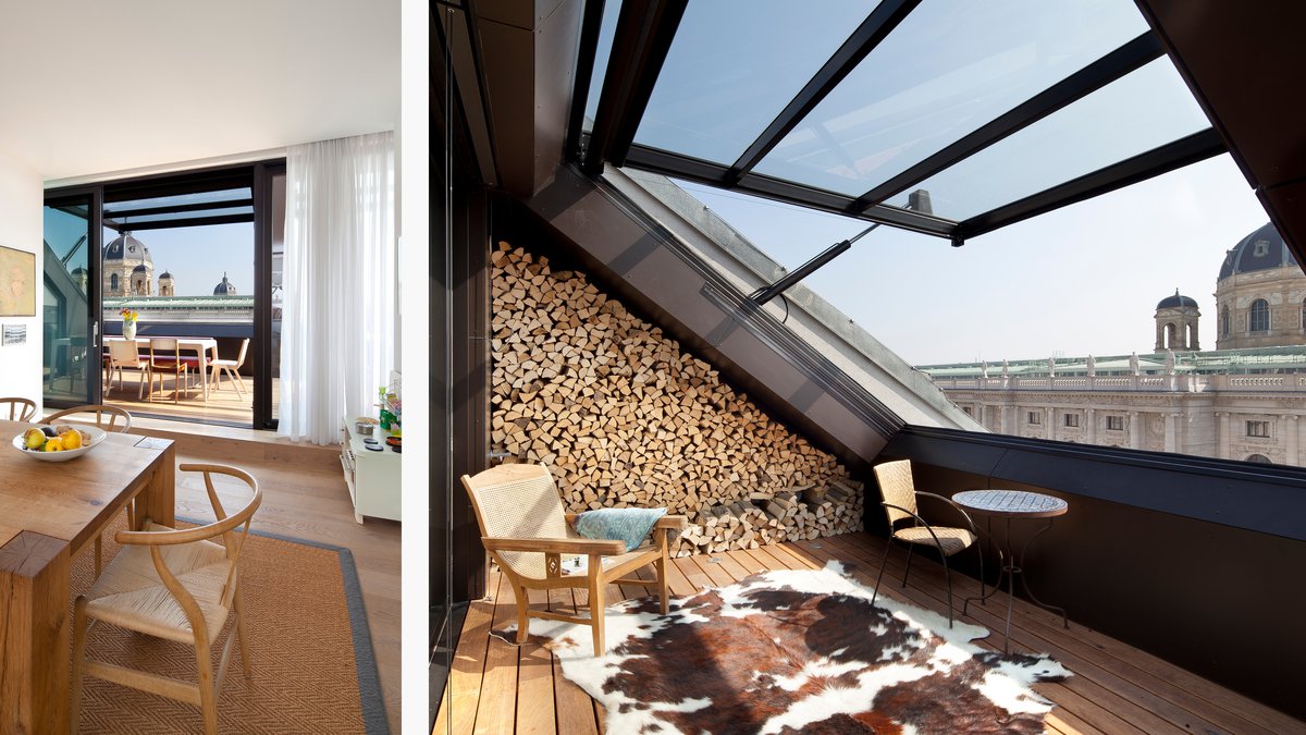 Roof construction Bellariastraße, Vienna