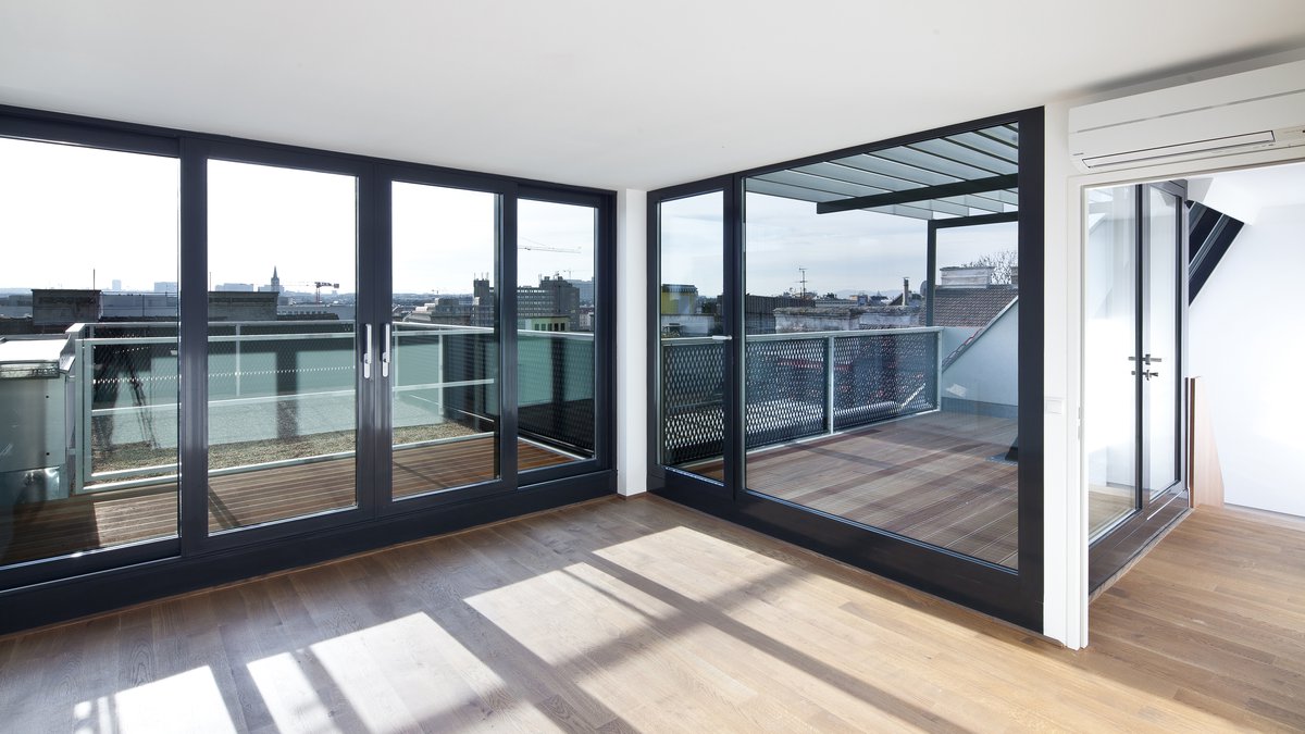 Roof construction Böcklinstraße, Vienna