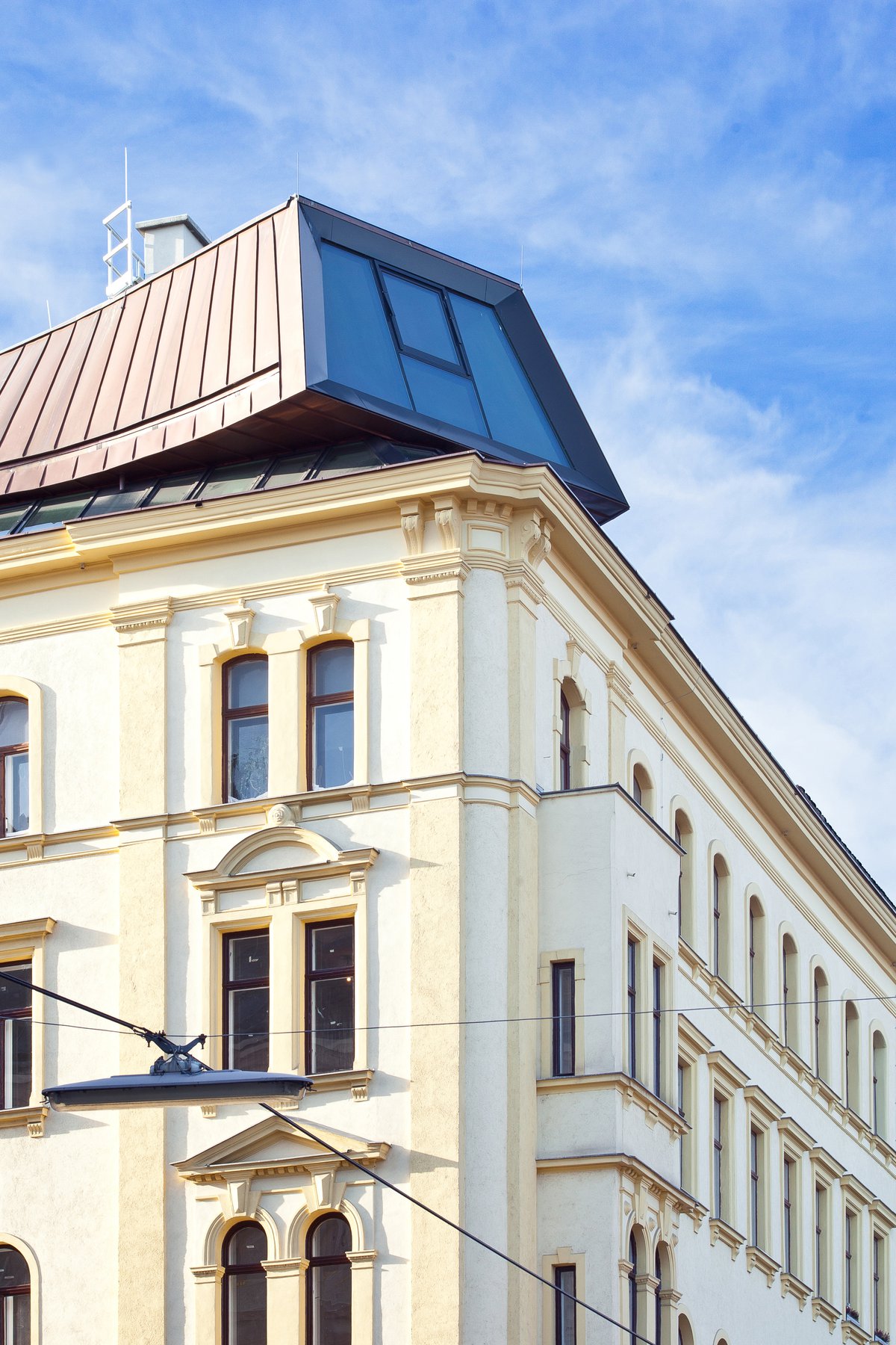 Roof construction Böcklinstraße, Vienna