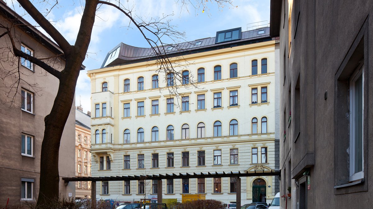 Roof construction Böcklinstraße, Vienna