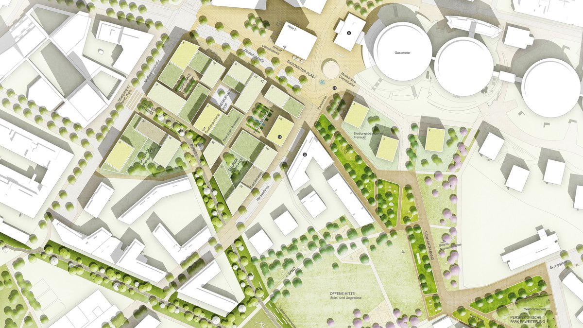 Gasometervorfeld 2.0 / Wettbewerb 1. Platz