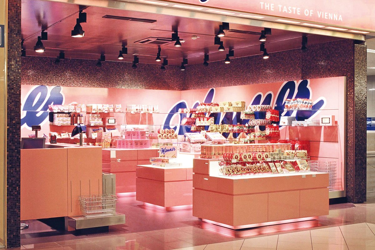 Manner Store at the airport Vienna