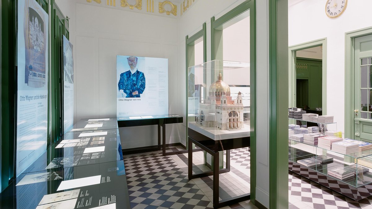 Otto Wagner Pavilion including a shop, Vienna
